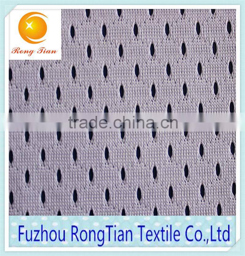 Wholesale warp knitted polyester hole mesh lining fabric