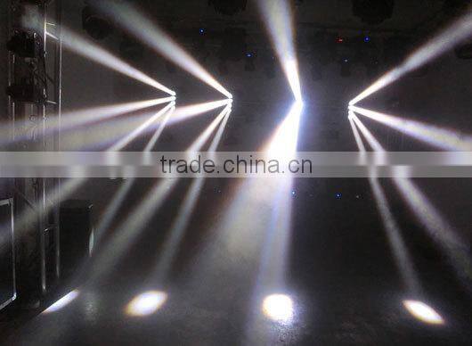 8x10w rgbw led moving head beam light XY unlimited rotating
