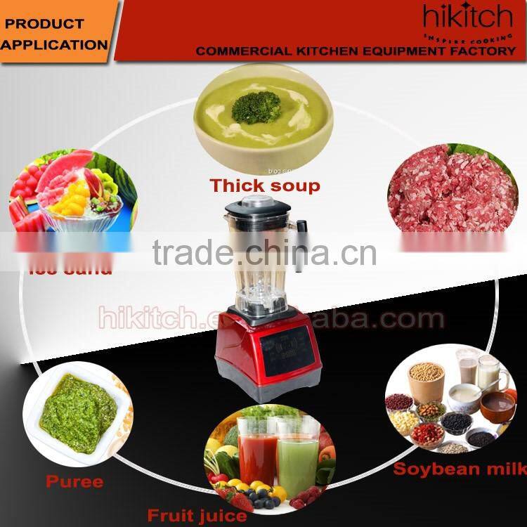 Commercial electric digital 2/2.5/3.6/3.9 liter touchpad food mixer ice fruit blender