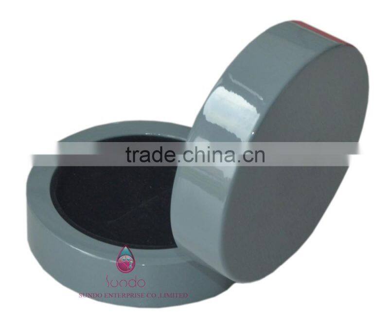 Lovely blue custom wooden ring box for sale