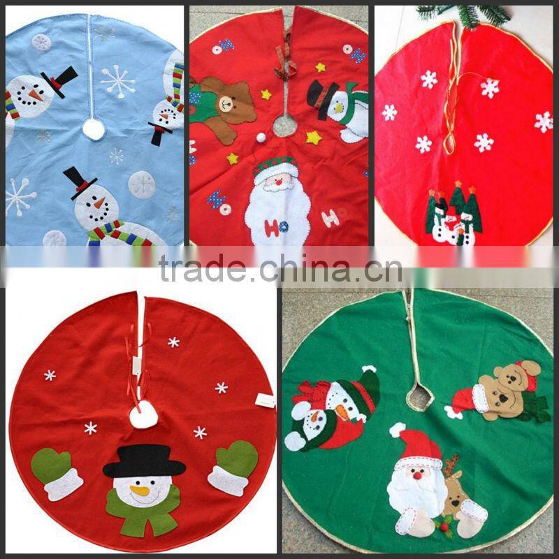 new product christmas fabric tree skirt personalized christmas tree skirt