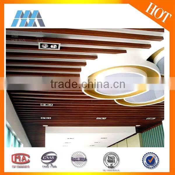 20 Year Guarantee Exterior WPC Suspended Timber Ceiling