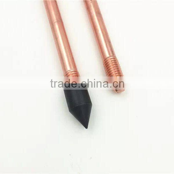 hardening steel drilling head for earth rod