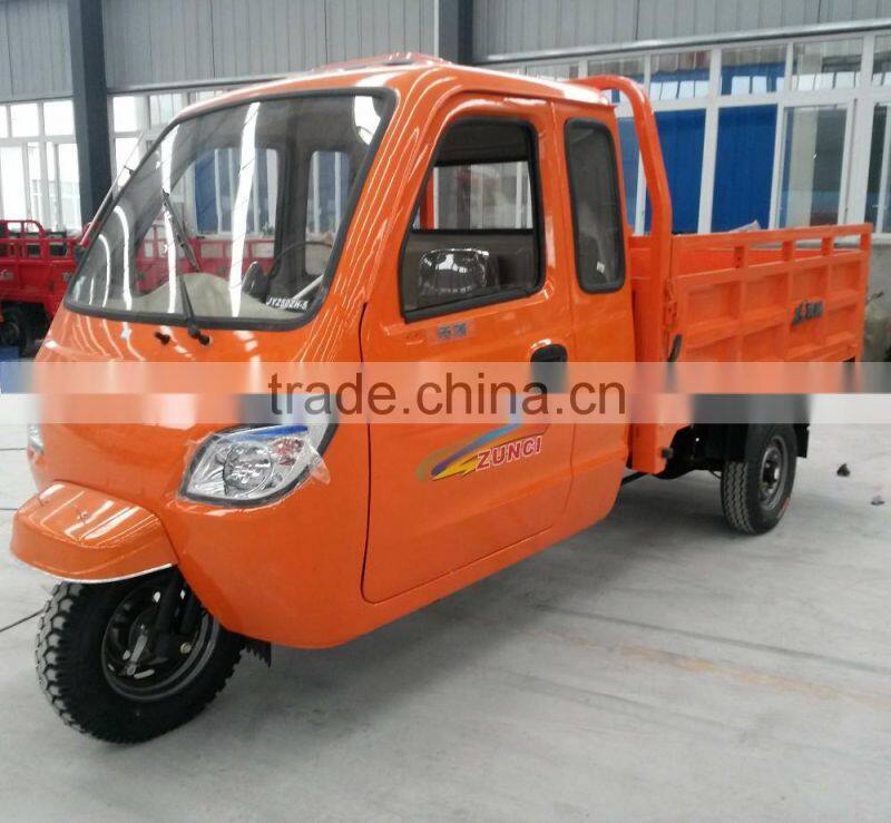 200CC cargo tricycle, rickshaw tricycle, three wheel motorcycle with closed cabin for sale