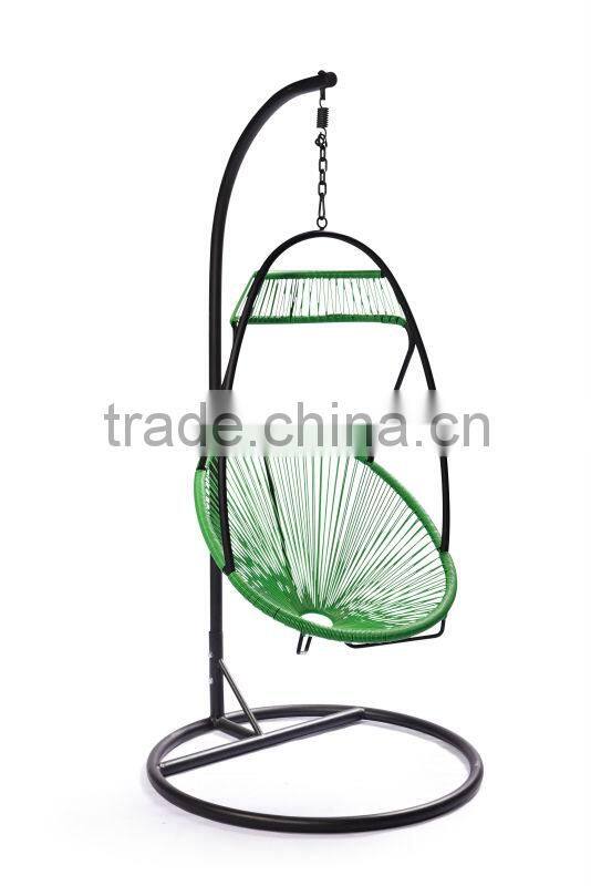 Modern and popular PE rattan swing chair