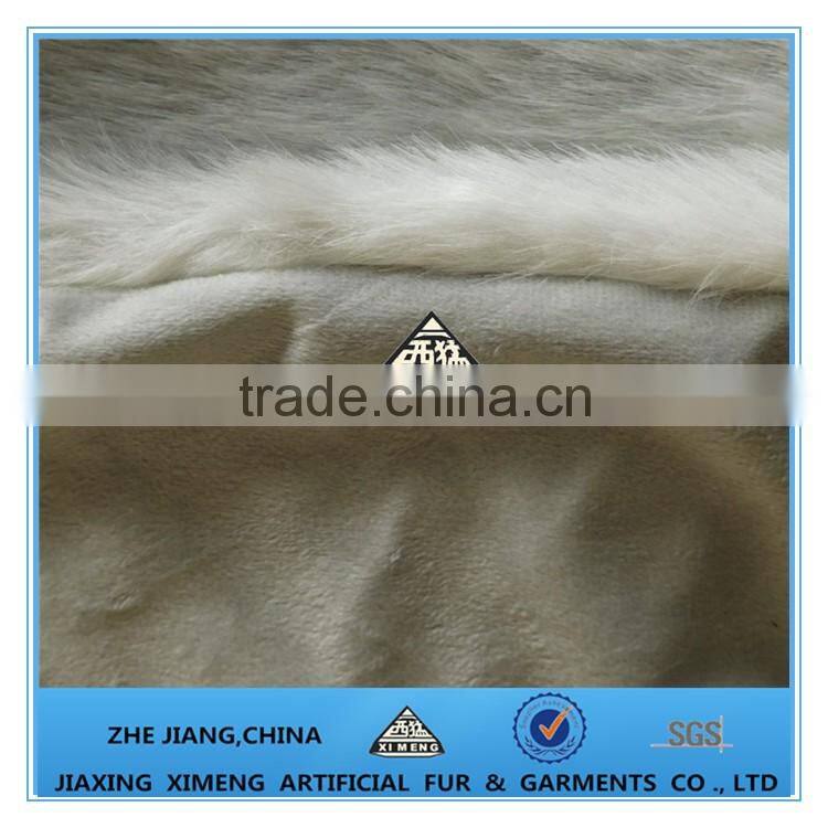 silver gray striated heavy faux fur blanket for sofa and bed