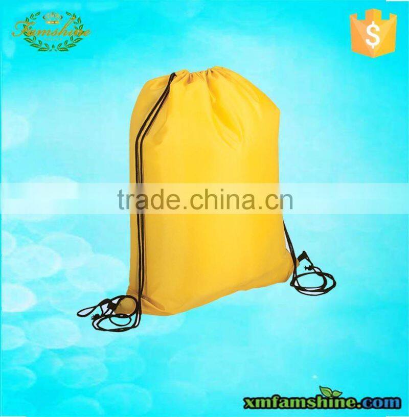 customized nylon drawstring swim bag