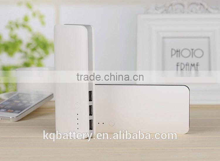 trendy portable charger power bank 10000mah external battery charger