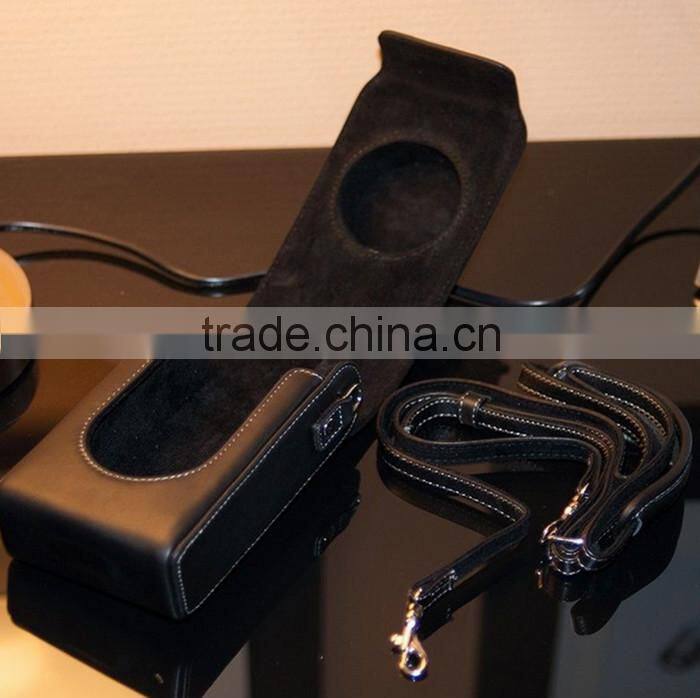 Factory price korean mini black PU leather Camera Bag in Dongguan