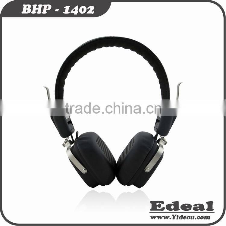 2015 Metal Wireless Bluetooth headphone with mic / bluetooth earphone BSCI supplier