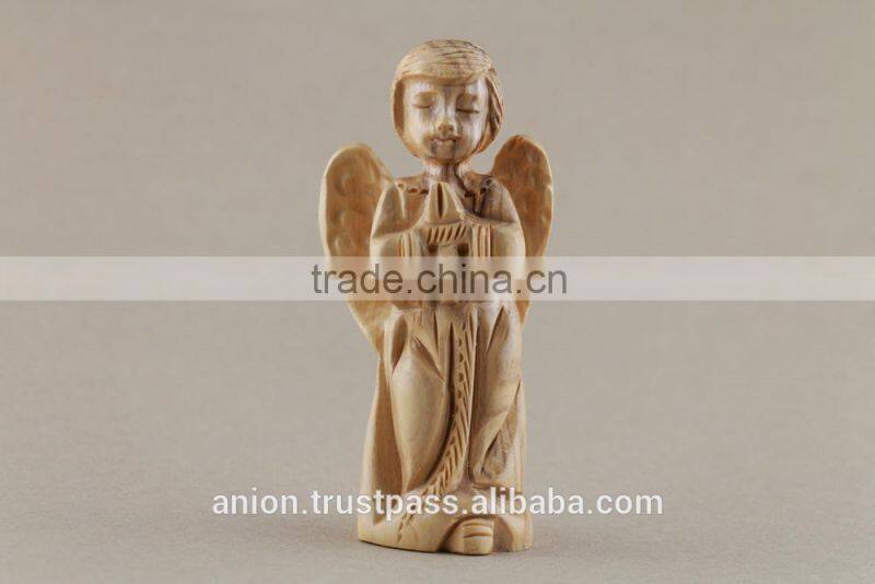 Olive Wood Carved Angel