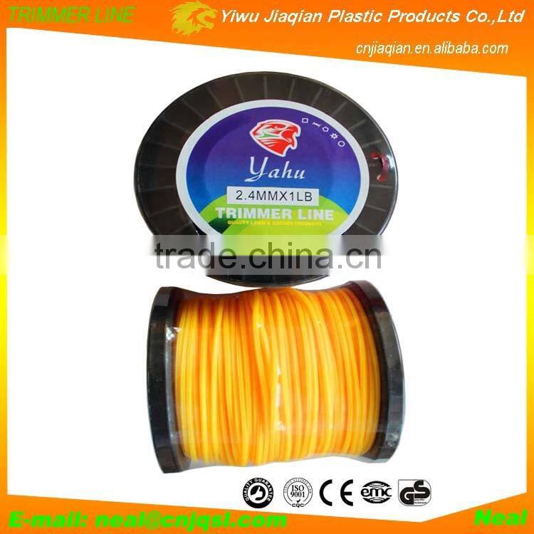 2.4mmx1LB Spool Packing Professional Grade High Quality Garden Trimmer Line Cutting Grass Wire Nylon Grass Trimmer Line