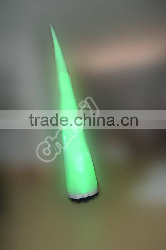 Remote Control Color Led Lighting Inflatable Lighting Cone Decoration/Inflatable Indoor Loghting