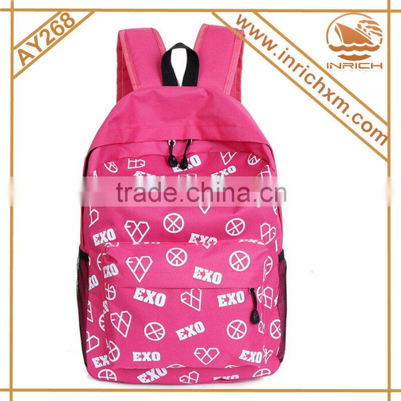 Stock Korean Style Fashion School Backpack Wholesale