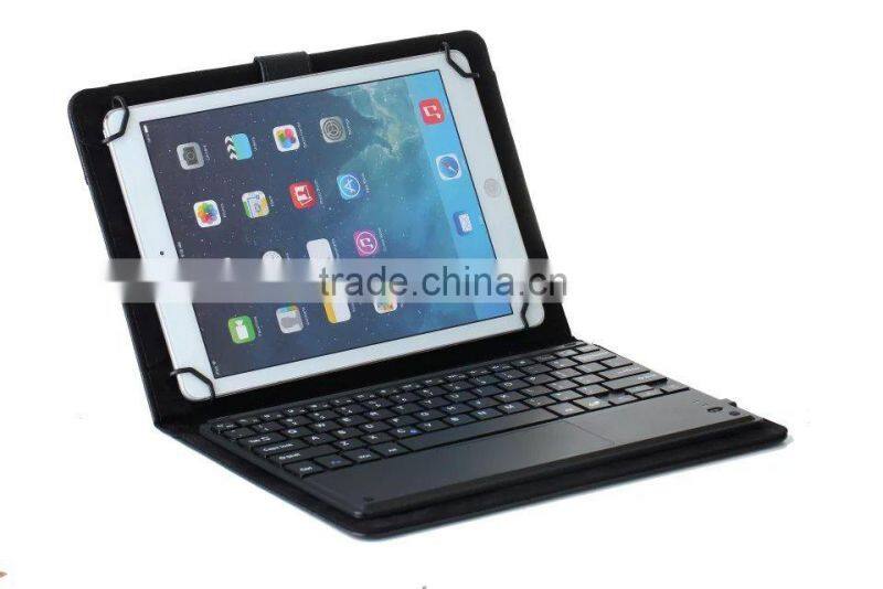 Opnew factory wholesale mini bluetooth keyboard for tablet with PU leather cover