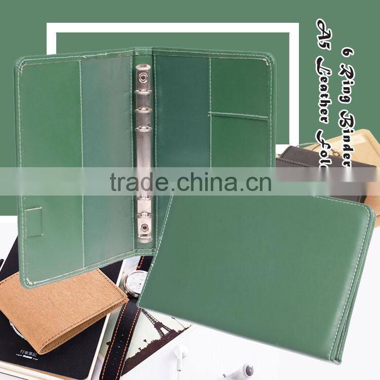 Custom gift A5 conference document leather presentation file folder