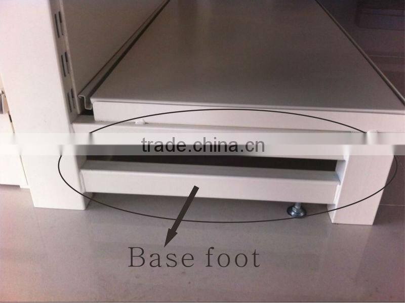 Single side Supermarket shelving, End shelves, Supermarket shelves