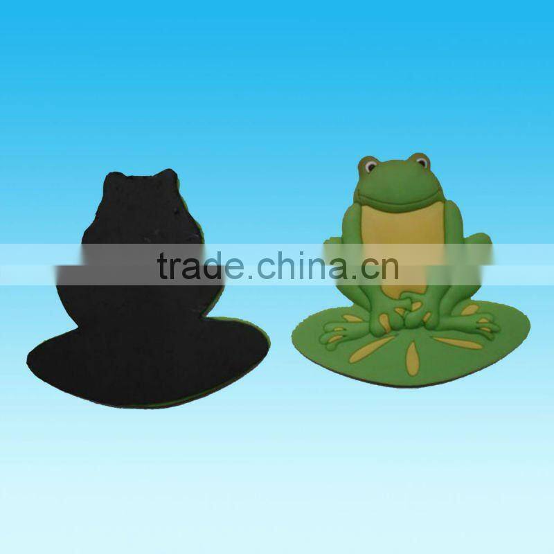 Promotional Lovely Frog shape custom PVC fridge magnet