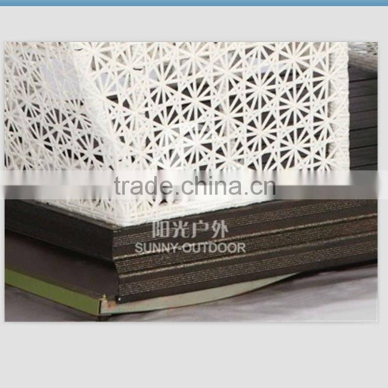 Sunny outdoor swing chair cast aluminum patio furniture