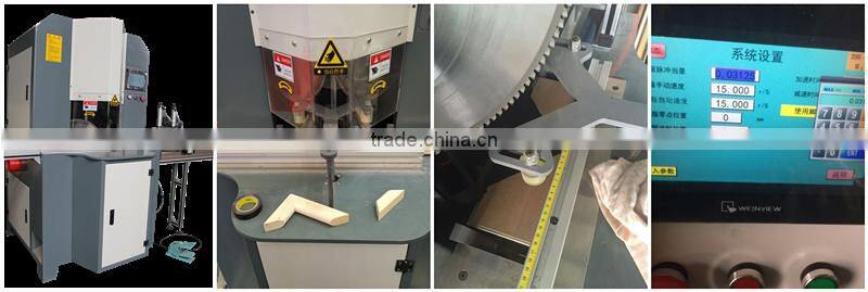 JInan Powerful Aluminium & PVC Profile Frame Window Door Double Head Cutting Saw Machine