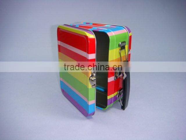 fashion cosmetic lunch tin box