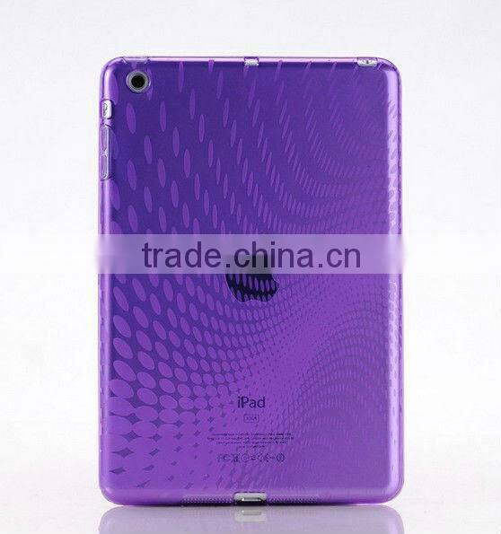 for ipad 2/3/4 soft tpu shell, high quality(FDA, BV , ISO report )