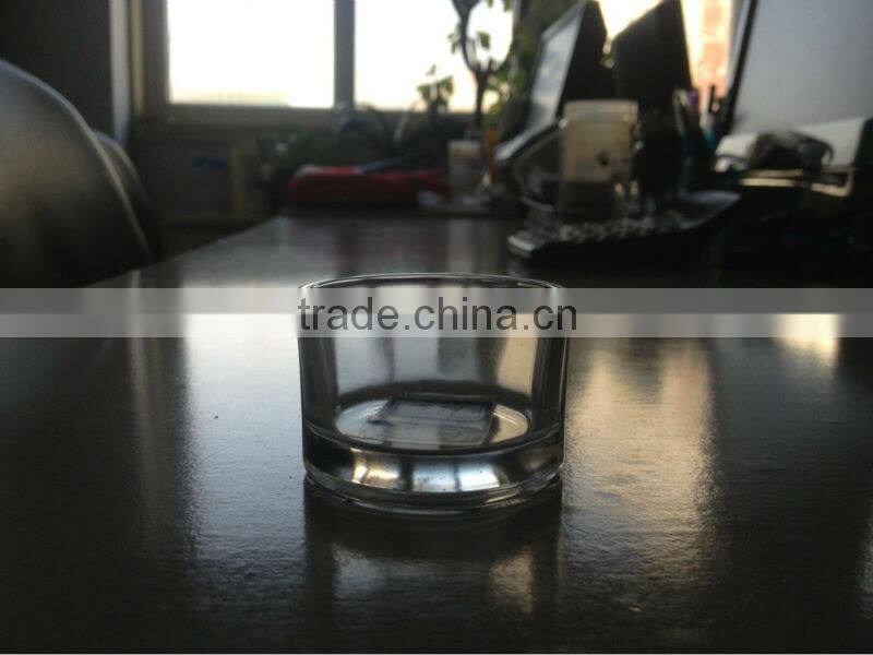 crystal glass candle holders