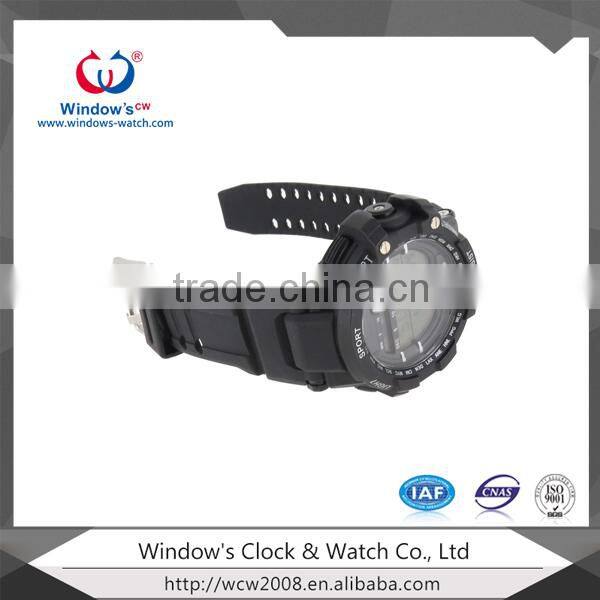2015 watches man hot sell led watch sport stainless steel back