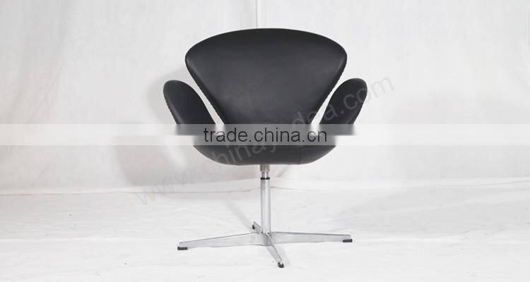 Arne Jacobsen leather rotatory chair Swan chair full leather design