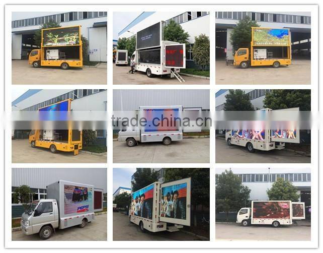 New condition Foton full color outdoor P10 led module mobile truck,mobile led truck,led mobile truck