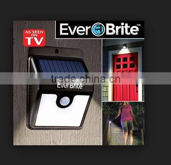 As Seen On TV Solar Outdoor Stick Up Light! Motion Activated No Tools Ever Brite