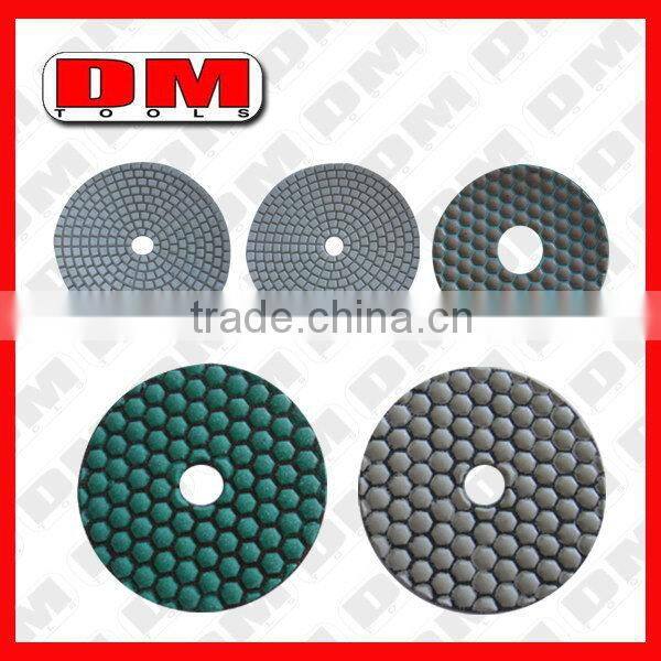 Newest best selling diamond fiber polishing pads