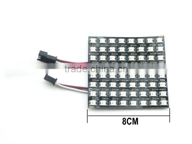 256pixels smd 5050 rgb ws2812b led dot matrix