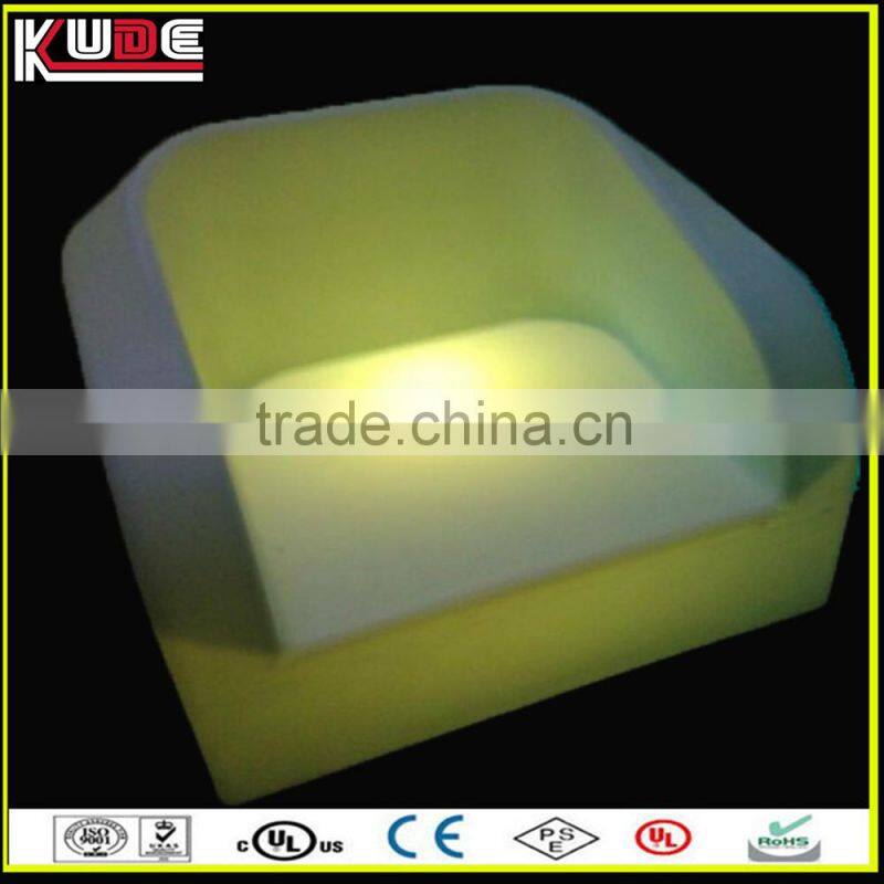 LED Furniture KD-F879 outdoor LED light plastic sofa for garden