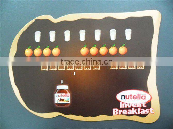 new design plastic chopping board/cutting block
