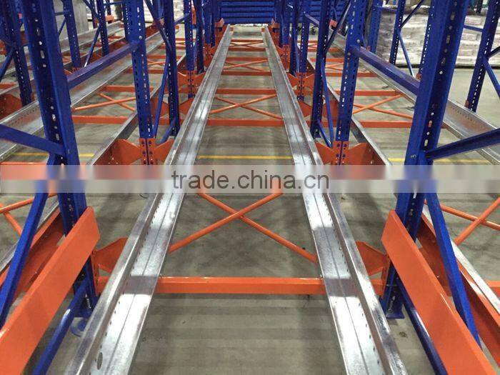 CE/ISO/TUV Certificates Warehouse Rack Use Steel Structure Shuttle Racking