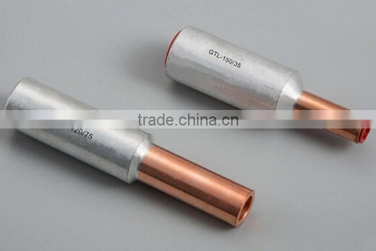 Aluminum- Copper Electric Connecting Tube / Aluminum Ferrule Connector