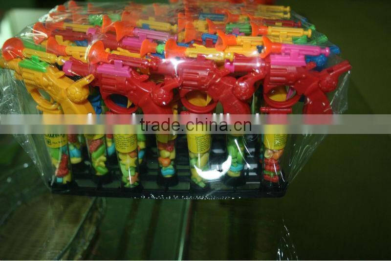 2015 New Product Whistle Gun Toy Candy