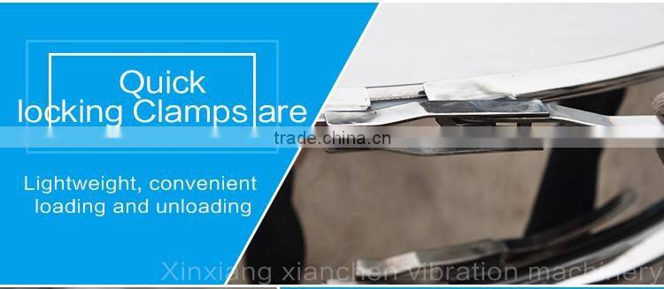 Ultrasonic vibrating screen for sieving super fine powders