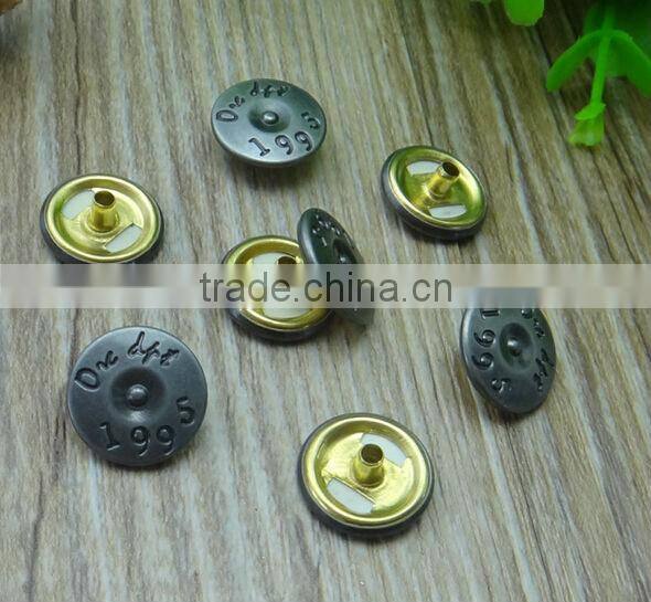 eco-friendly custom metal snap fastener