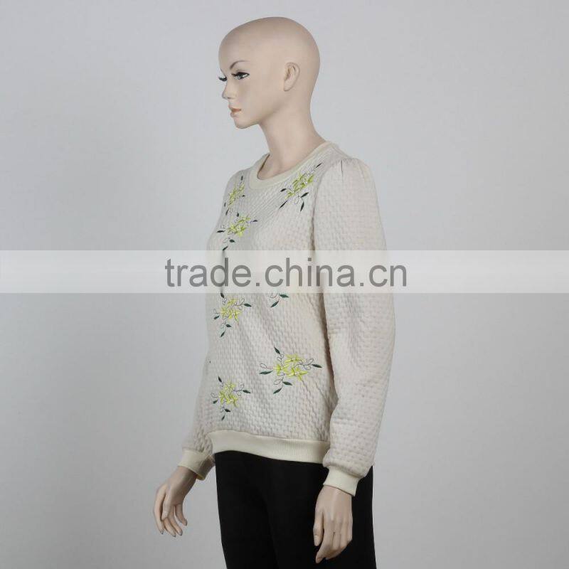 F5W14020 Embroidered Jumper Sweatshirt