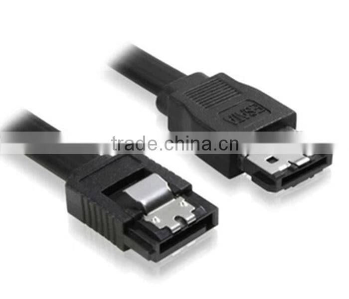 Black 3FT Shielded eSATA to eSATA External Serial ATA Data Cable