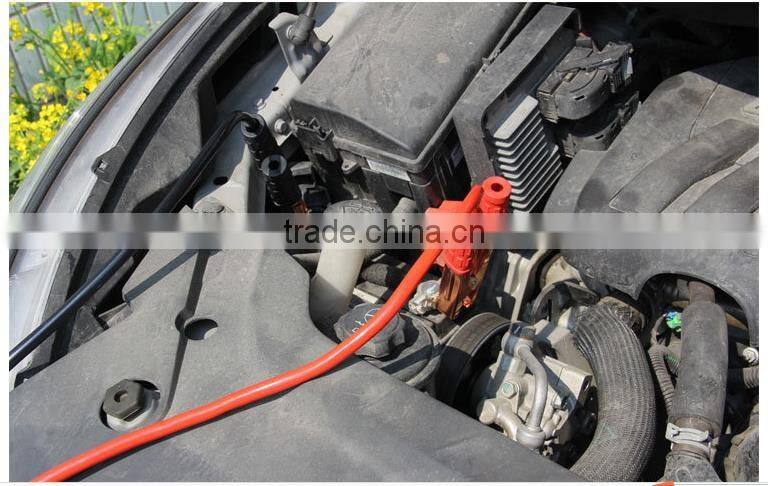 2016 new arrival Car Battery Clip Car Emergency Battery Power Line Heavy Duty Booster Cable 2M 500 Amp Emergency Kit
