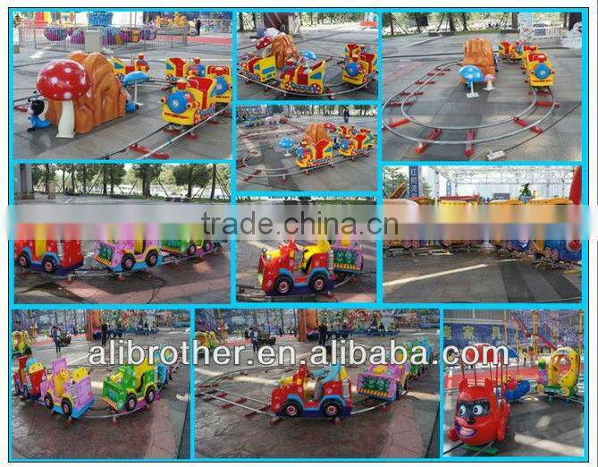 albaba fr outdoor kids amusement rides track train for sale
