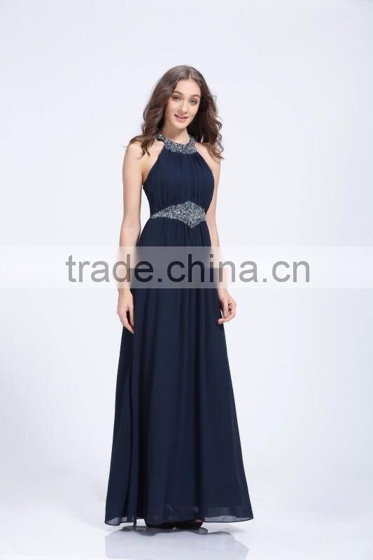 2016 new style elegant manual bead evening dress