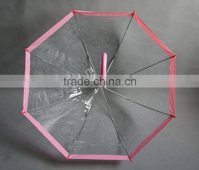 23"x8k dome transparent umbrella from Chinese factory