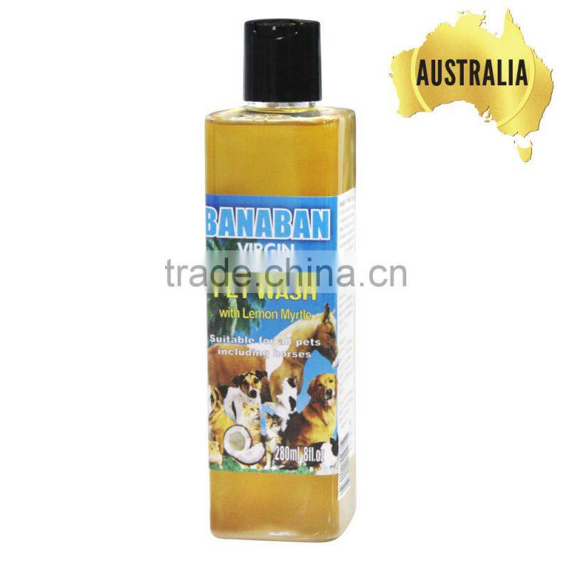 Manufacturer BANABAN Pet Wash Australian Lemon Myrtle coconut oil virgin organic