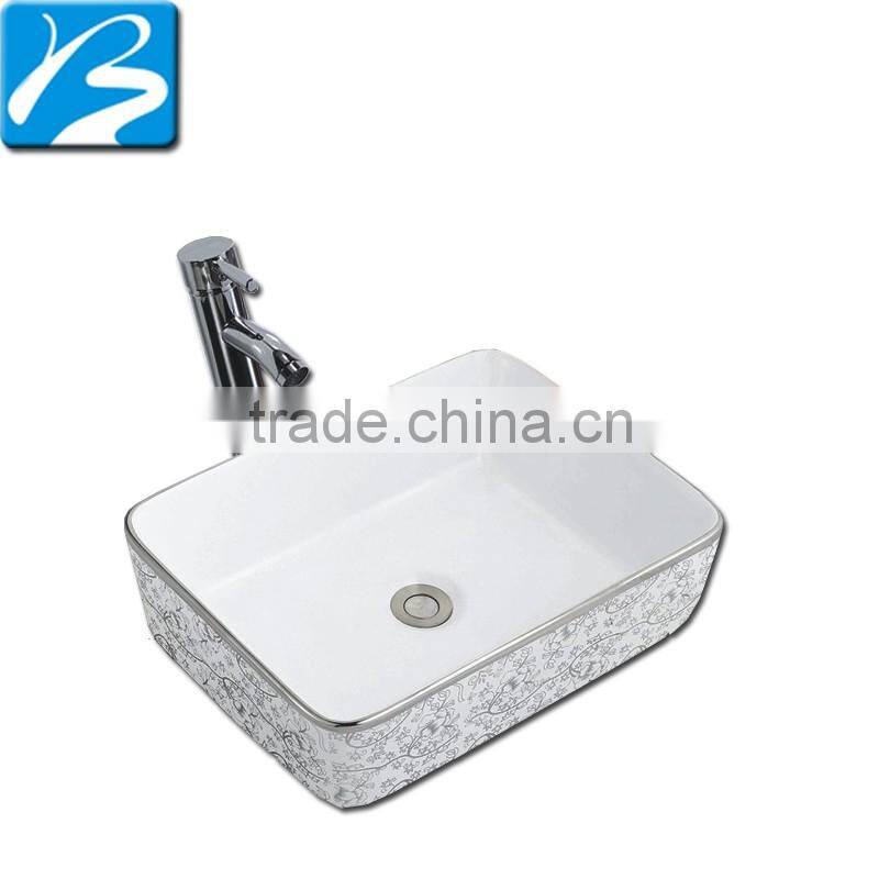 Artistic shape color basin shape wash hand lavabo basin