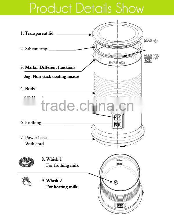 New Milk Frother Espresso Roasting Coffee Capsule Making Machine
