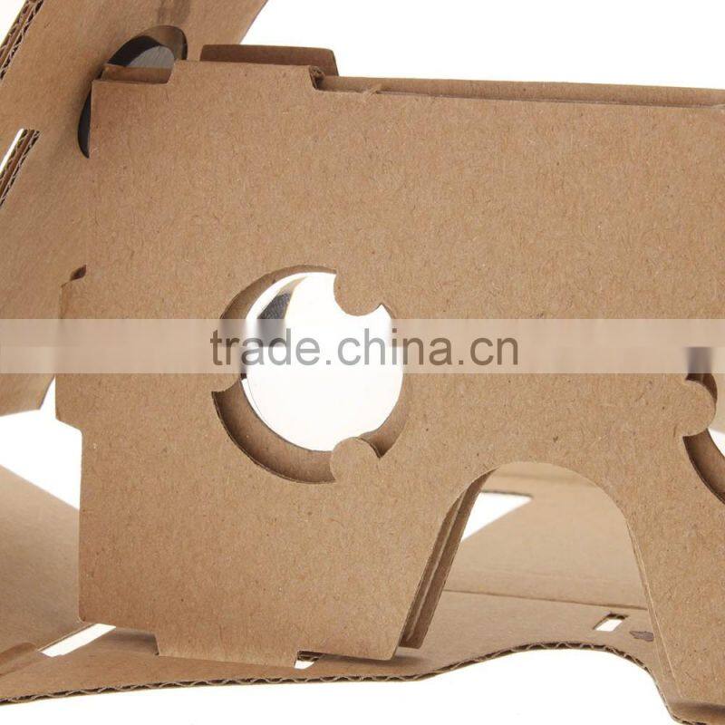 Virtual Reality VR Google Glasses Google Cardboard 3D Glasses for Mobile Phone 5.0 Screen + Adjustable Head Mout Strap Belt